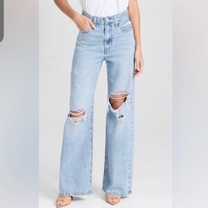 Levi's rib cage wide leg jeans